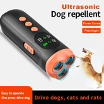 3-IN-1 Rechargable Ultrasonic Training Tool For Dogs Bark Deterrent Device. Fixed Price $18.85.