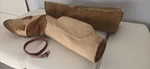 Leather Bite Sleeve Dog Training Left Arm W Bar Jute Cover Schutzhund Guard. Fixed Price $180.00.