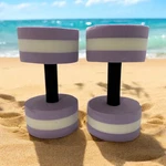 Light Weight Aquatic Exercise Dumbbells For Water Aerobics (set Of 2, Purple)new. Fixed Price $28.00.