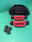 Set Of 2 Vintage Heavyhands Lb Each Dumbbell Walking Weights W/ Case Cap. Fixed Price $34.95.