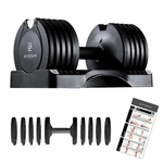 Adjustable Dumbbell Set 25LB Single Unit 5-IN-1 Compact Free Weights For Ho.... Fixed Price $233.89.