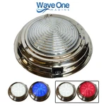 Wave One Marine 7" Stainless Led Boat Rv Dome Light Dual Color White & Red. Fixed Price $39.99.