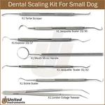 Feline Dental Scaling Kit Vet Small Animal Dog Plaque Tartar Remover Scalers New. Fixed Price $22.36.