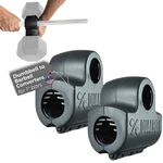 Dualbell Dumbbell Barbell Converter Pair 1 No Plates Us Made Home Gym Black. Fixed Price $46.99.