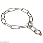 Herm Sprenger Stainless Steel Long Link Fur Saver Dog Training Collar All Sizes. Fixed Price $26.49.
