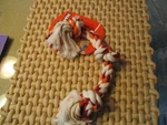 Mammoth Flossy Chews Premium 3 Knot Tug, Toss & Toy Small New. Fixed Price $10.00.