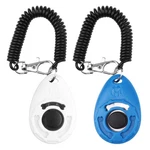 Dog Training Clicker With Wrist Strap - Oyefly Durable M, Blue And White. Fixed Price $11.34.