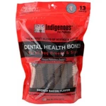 Dog, Indigenous Dental Health Bones - Smoked Bacon Flavor (13 Count). Fixed Price $36.59.