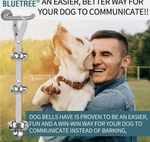 2 Pack Bluetree Dog Doorbells Premium Quality Training Potty Great Strip. Fixed Price $8.39.