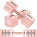 Hezeyferg 22LBS Adjustable Dumbbells Set, Hand Weights Sets With 5 Levels 3LB,. Fixed Price $101.19.