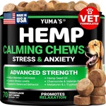 Usa Made Hemp Calming Chews For Dogs Separation Anxiety Thunder Treat. Fixed Price $19.77.