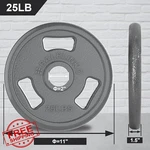 Balelinko 2" Cast Iron Olympic Grip Plate. Fixed Price $98.99.
