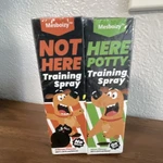 Mesboizy Not Here Citrus & Mint Potty Training Spray For Dogs, Multicolor. Fixed Price $10.00.