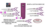 Geib Buttercut Gator Gear Professional Grooming Shear Scissor&case*pet Cat Dog. Fixed Price $119.99.