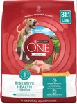 Purina One Plus Digestive Health Adult Formula Chicken Dry Dog Food, 31.1-LB Bag. Fixed Price $33.79.