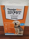 Thundershirt Sport Small 15 - 25 Pounds Platinum Tangerine Trim Dog Anxiety Vest. Fixed Price $22.00.