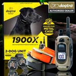 Dogtra 1900X (2) Handsfree Remote Collar Training System W/ Boost & Xpp. Fixed Price $449.99.