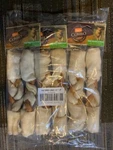 Lot Of 6 Hartz Combo 10 Pig Skin Chew Treats For Large Dogs. Fixed Price $30.00.