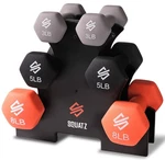 Squatz Dumbbell Weights Set With Stand, 32/20 Lbs Neoprene Coated W... Fast Ship. Fixed Price $89.99.