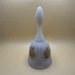 Vintage Fenton Custard Satin Glass Bell Yellow Daisy Floral Signed K/ Brunny. Fixed Price $19.99.