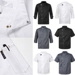 Us Women Chef Jacket Cooking Coats Canteen Restaurant Work Uniform. Fixed Price $20.60.