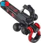 Tri-ball Hitch Mount W/ Shackle & Hook For Trailer 2" Receiver, 10K Tow Capacity. Fixed Price $75.59.
