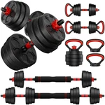 Adjustable Dumbbell Set, 20/33/45/70/90LBS Free Weight With Connector, .... Fixed Price $99.23.