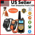 2800 Ft Remote Dog Shock Training Collar Set Rechargeable Waterproof Lcd Pet. Fixed Price $32.89.