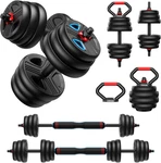 Fitplam Adjustable Dumbbell SET,20/35/45/55/70/90LBS Free Weights With Upgra. Fixed Price $81.55.