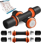 Squatz 3 Lbs Adjustable Dumbbell Weight Set - Black (open Box). Fixed Price $25.99.
