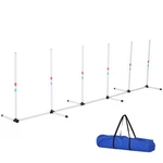 Dog Weave Pole Agility Starter Kit Pet Outdoor Exercise Training. Fixed Price $45.99.