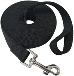 Nylon Training Leash For Small Medium Large Dogs, 15FT 20FT, Black. Fixed Price $13.87.