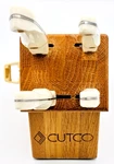 Vintage Cutco 4 Piece Pearl White Knife Set With Wood Block 1720 2120 1729 1768. Fixed Price $219.99.