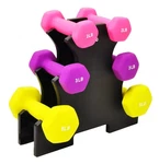 Fitvids Neoprene Dumbbell Hand Weights W/ Rack: 2/3/5 Lb Pairs. Fixed Price $42.03.