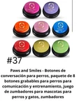 Paws And Smiles Recordable Buttons Set Of 8 Multicolor Dog Communication Aid. Fixed Price $35.99.