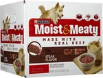 Purina Moist And Meaty Steak Flavor Soft Dog Food Pouches - 36 Ct.. Fixed Price $24.21.