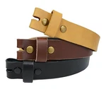 Ls-black Made-in-usa 1-1/3" Snap On Cowhide Full Grain Leather Belt Strap 34MM. Fixed Price $19.89.