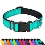 Teal Reflective Dog Collar Soft Neoprene Adjustable Comfortable Waterproof. Fixed Price $8.99.
