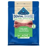 Blue Buffalo Dental Bones Natural Adult Chew Dog Treats Mini 27 Oz. Fixed Price $47.86.
