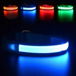 Masbrill Led Dog Collar Light Up, Night Walking, Water-resistant Blue Glowi.... Fixed Price $26.08.
