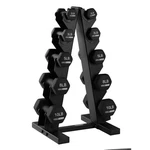 Holahatha 2, 3, 5, 8 & 10 Pound Neoprene Dumbbell Weight Set With Storage Rack. Fixed Price $136.99.