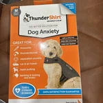 Thundershirt Dog Medium 26-40 Lbs Gray Solution Anxiety Fireworks Travel. Fixed Price $15.88.