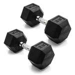 Cap Barbell 35 Lb Rubber Coated Hex Dumbbell Weight Pair Chrome Handle. Fixed Price $109.29.