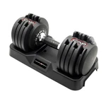 Adjustable Dumbbell 55LB Single Honeycomb Chrome Handle Cap Barbell Adjustabell. Fixed Price $259.99.