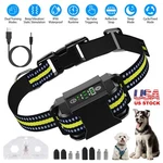 Rechargeable Dog Training Collar Lcd Screen Automatic Anti No Barking Shock. Fixed Price $25.05.