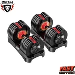 Tyzdmy Adjustable Dumbbells Set 52.5 Lbs Pair 105 15-IN-1 Home Gym Weights. Fixed Price $459.85.
