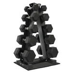 Fitvids Barbell Coated Hex Dumbbell Weight Set + A-rack: 150LB. Fixed Price $232.74.