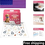 Indoor Potty Training Pads 23X23 - 100 Count, Absorbent & Stylish Leaf Pattern. Fixed Price $40.99.