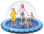 Meowant Splash Pad For Kids And Pet, Not-slip Sprinkler Play Mat Dog Children. Fixed Price $42.88.