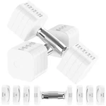 Hezeyferg Adjustable Dumbbells Set Of 2, Weight With 4 L.... Fixed Price $94.49.